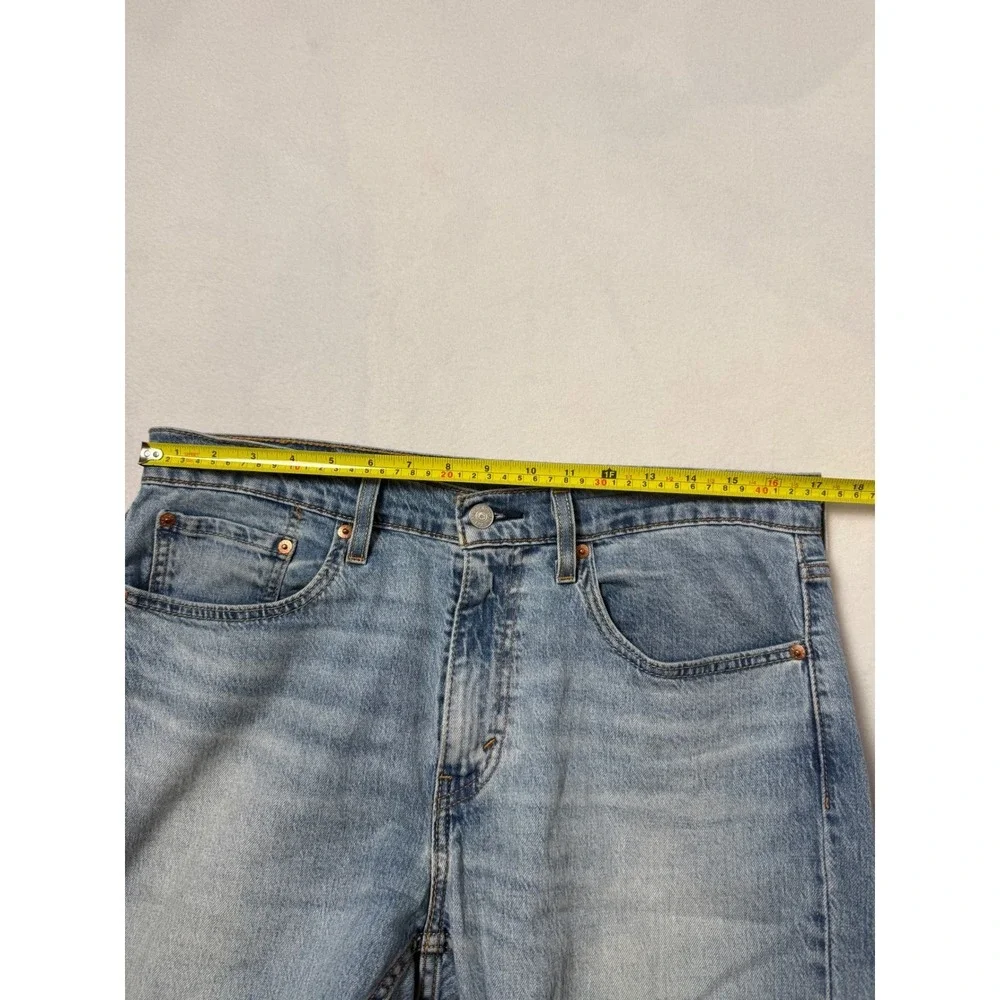 Levis 527 Slim Bootcut Jeans Men 32x32 Light Wash Blue Denim Water Less 527-0539
